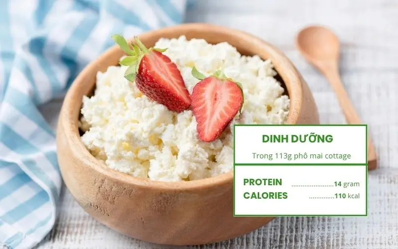 Phô mai cottage ít calo, giàu đạm và dễ kết hợp với nhiều món ngon