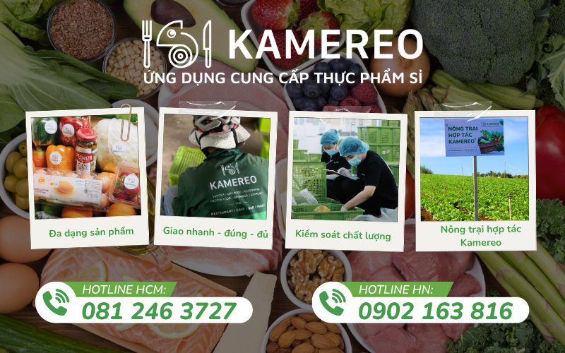 Kamereo là đối tác đáng tin cậy cho các mô hình nhà hàng ăn uống