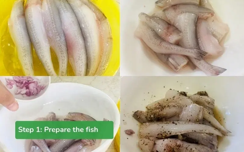 Properly preparing and marinating dried goby fish helps it absorb flavor and keeps it intact