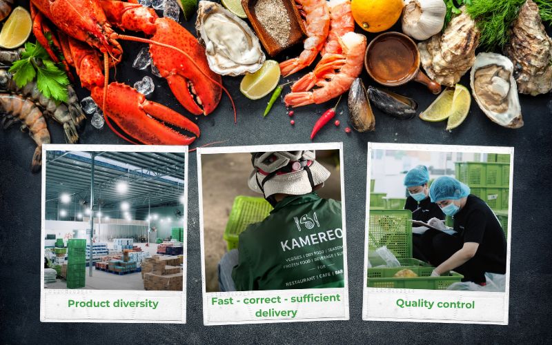 Kamereo is the trusted destination for high-quality seafood shopping for businesses
