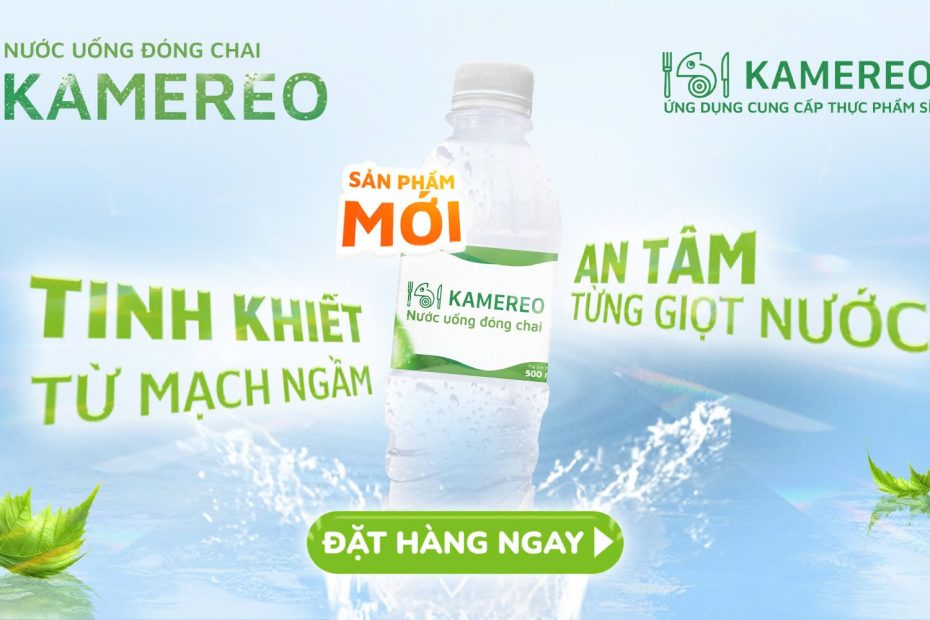 Kamereo ra mắt sản phẩm thùng nước uống đóng chai - Chất lượng ổn định, chi phí tối ưu cho doanh nghiệp F&B