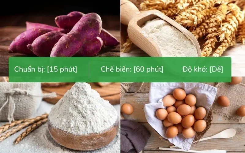 Nguyên liệu bánh flan cà phê gồm bột cà phê, trứng, đường và sữa tươi