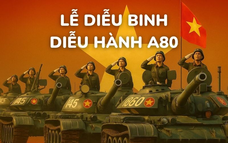 Lễ diễu binh, diễu hành A80 kỷ niệm 80 năm Cách mạng tháng Tám và Quốc khánh 2/9