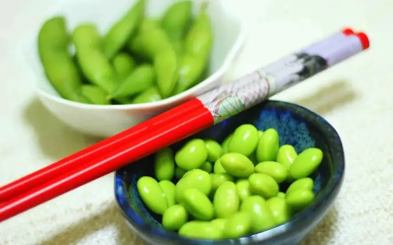 Edamame beans - a protein-rich, healthy snack