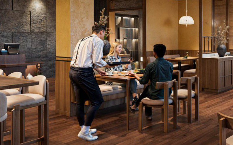 Nhân viên phục vụ tận tình, niềm nở