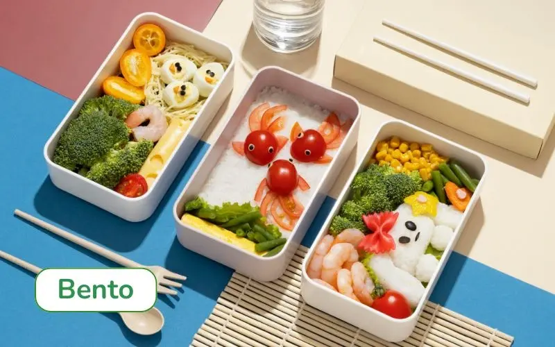 Bento boxes are full of nutrients and save meal prep time.
