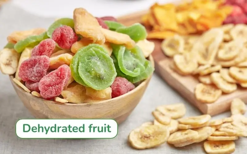 Dried fruits are mildly sweet, chewy, convenient, and good for the digestive system.