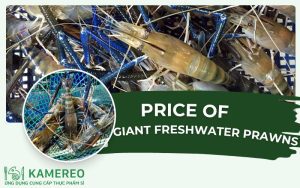 How much does giant freshwater prawn cost per kilogram? Updated prices of giant freshwater prawns