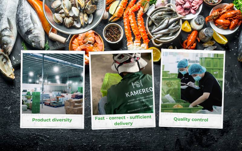 Kamereo is a trusted address to purchase high-quality seafood at competitive prices
