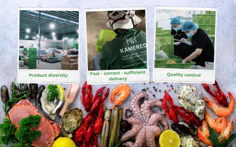 Kamereo is a trusted seafood supplier for many F&B businesses