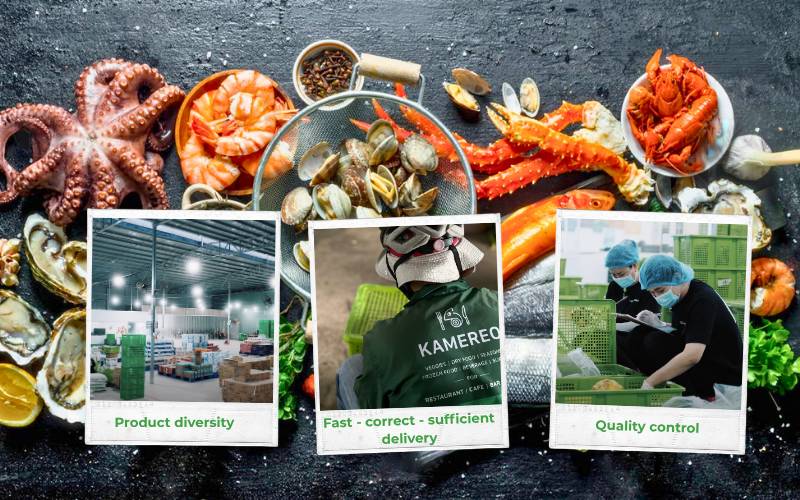 Kamereo is your go-to supplier for premium-quality seafood at the best wholesale prices