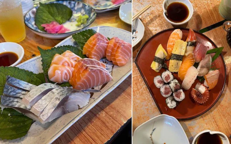 Thực đơn đa dạng, được chế biến ngay tại quầy