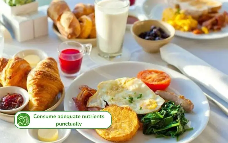 A balanced meal keeps you full for longer and prevents unnecessary snacking