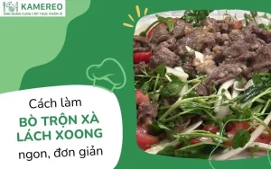 Cách làm bò trộn xà lách xoong (cải xoong) thanh mát nhanh gọn tại nhà