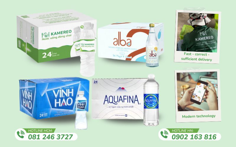 Kamereo is a trusted bottled water supplier for F&B businesses