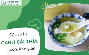 3 cách nấu canh cải thìa ngon ngọt, không biết nấu ăn cũng làm được