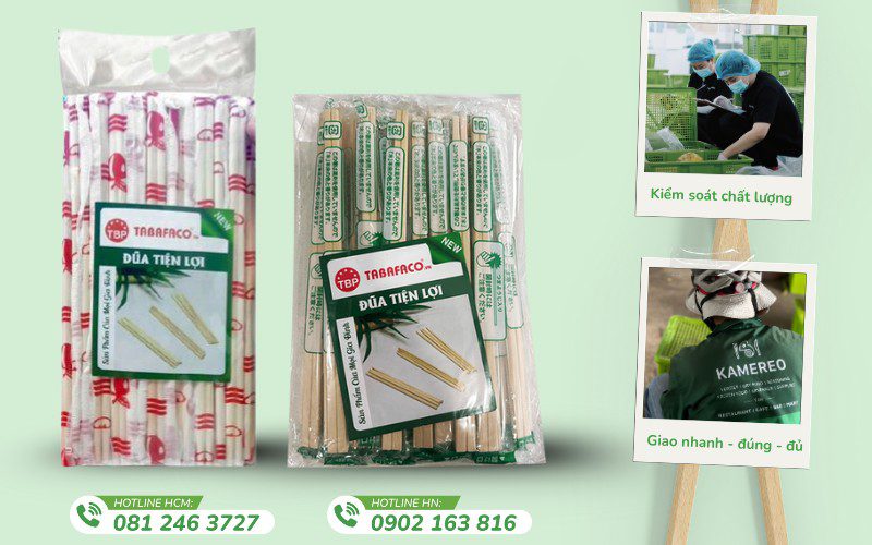 Kamereo là nhà cung cấp đũa tre dùng 1 lần tại TPHCM uy tín