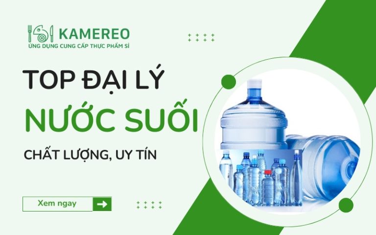 Đại lý nước suối uy tín, giao hàng tận nơi