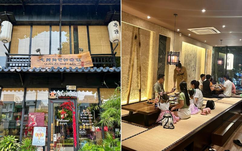 Không gian nhà hàng Tanchou đậm chất Nhật Bản