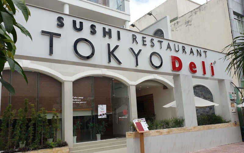 The restaurant has a spacious, airy space