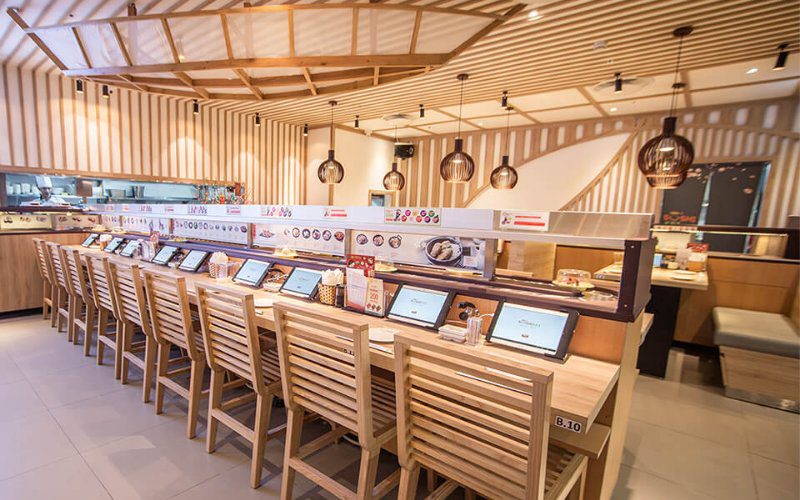 Modern design style but still retains traditional features at Sushi Kei