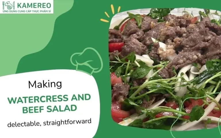 How to Make a Refreshing and Quick Watercress Beef Salad at Home