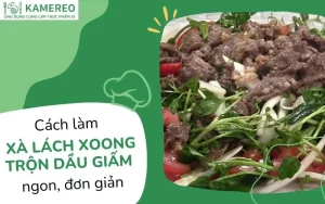 3 cách làm xà lách xoong (cải xoong) trộn dầu giấm​ ngon và đơn giản
