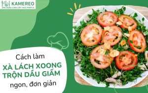 3 cách làm xà lách xoong (cải xoong) trộn dầu giấm​ ngon và đơn giản
