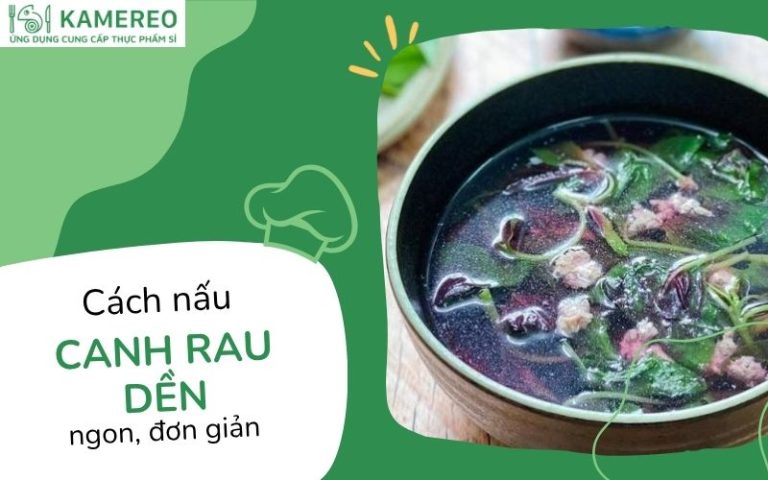 cách nấu canh rau dền
