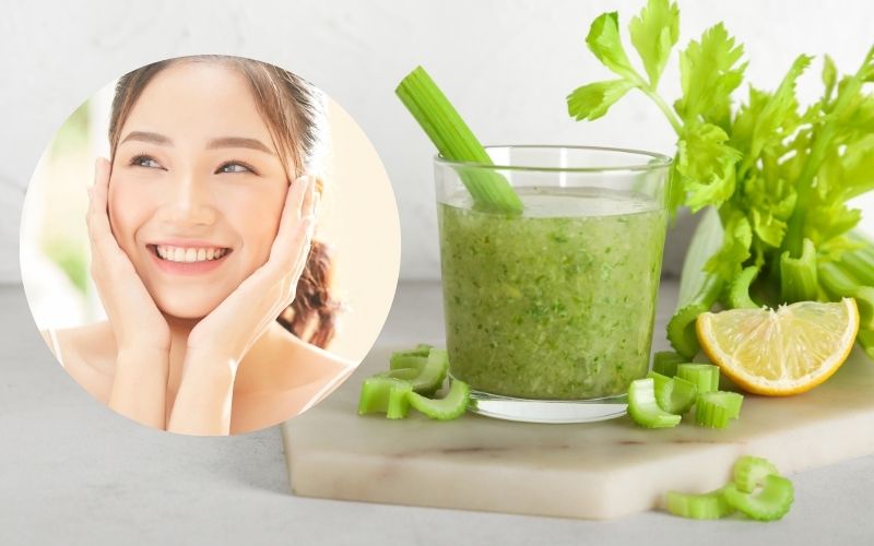 Nước ép cần tây giúp trẻ hóa, thanh lọc cơ thể