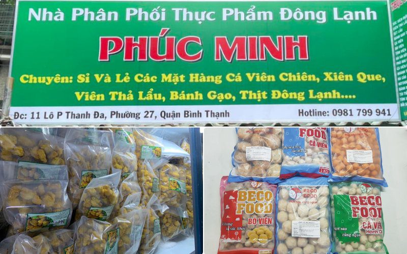 Phúc Minh là đơn vị chuyên cung cấp các loại cá viên chiên đa dạng