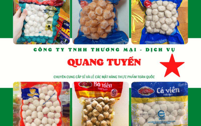 Quang Tuyển cung cấp cá viên chiên với số lượng lớn, giá sỉ hấp dẫn