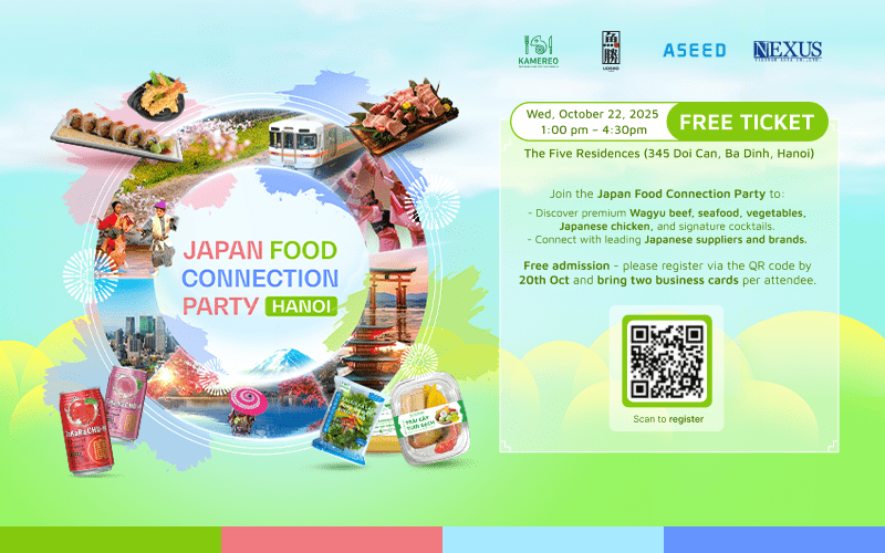 Japan Food Connection Party: A Golden Opportunity to Connect with Japanese Food Suppliers in Hanoi