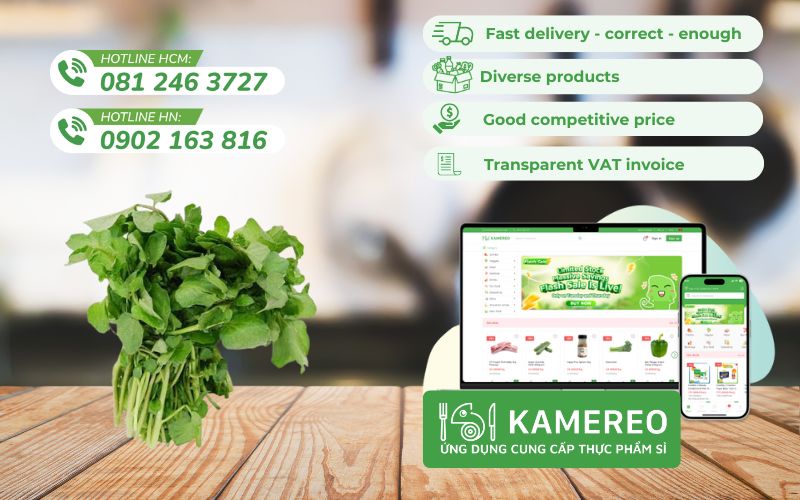 Kamereo - Supplier of fresh, delicious watercress at good prices