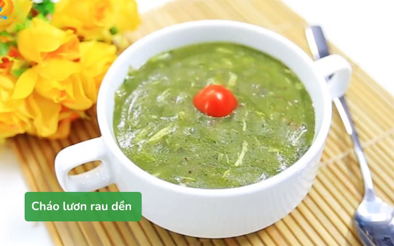 Món cháo lươn rau dền ngọt dịu, thanh đạm