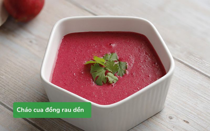 Món cháo cua đồng rau dền dân dã, giàu dinh dưỡng