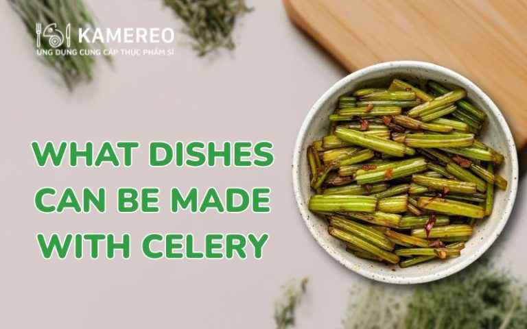What dishes can be made with celery