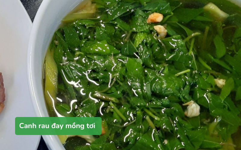 Canh rau đay mồng tơi thanh mát, giải nhiệt cơ thể