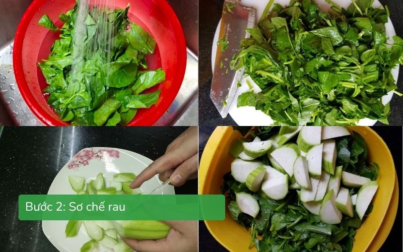 Sơ chế rau