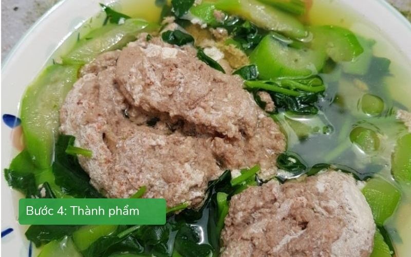 Món canh cua mồng tơi mướp bắt mặt, thanh mát