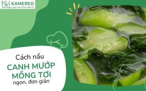 canh mướp mồng tơi