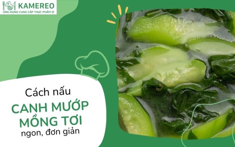canh mướp mồng tơi