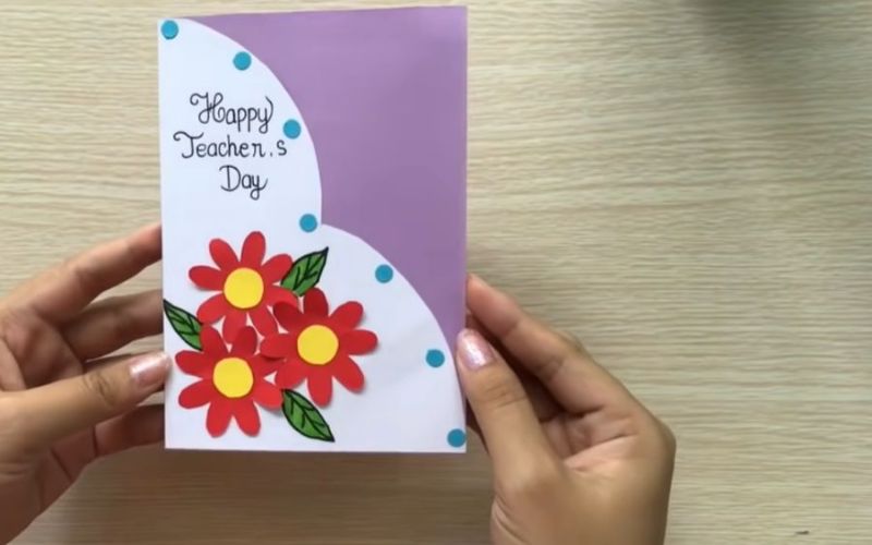 How to make November 20 cards with colored paper