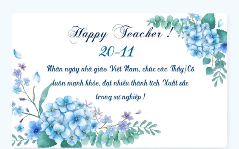 Suggested November 20 wishes to write on cards