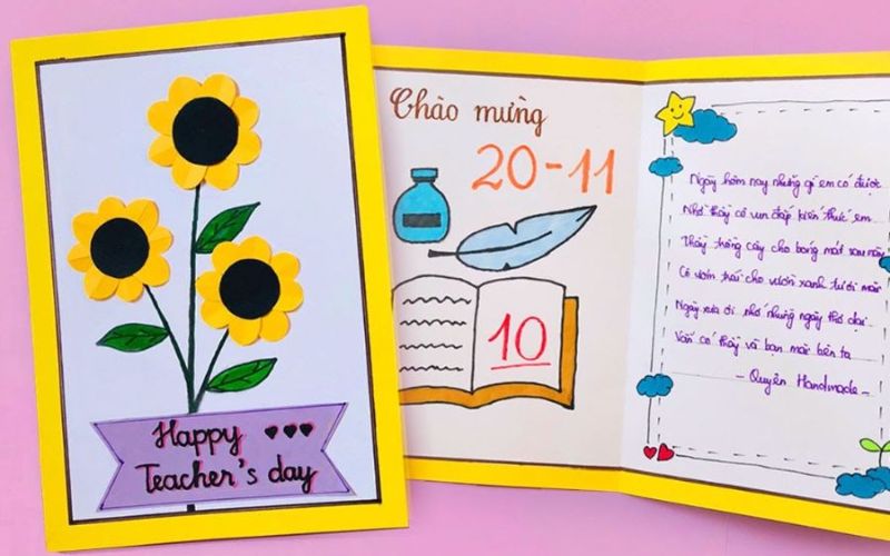 How to make sunflower November 20 card