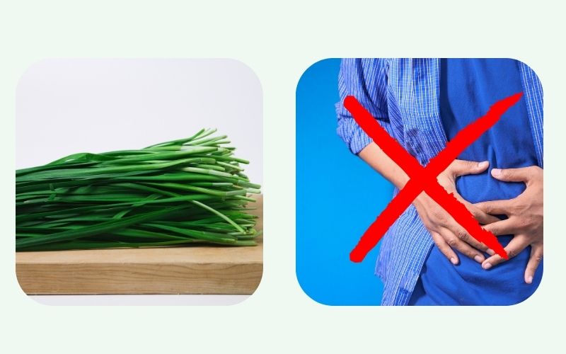 Người có dạ dày yếu không nên ăn lá hẹ