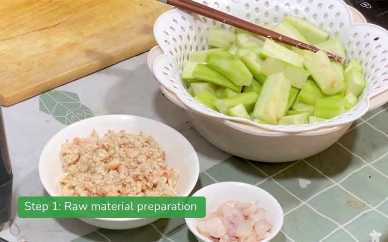 Raw material preparation