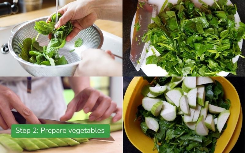 Vegetable preparation