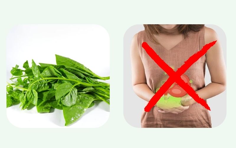 People with poor digestion should limit eating Malabar spinach.