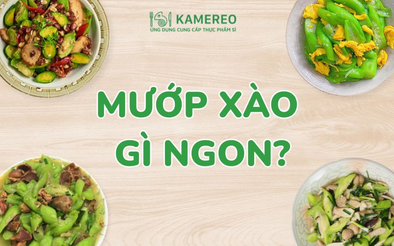 mướp xào gì ngon